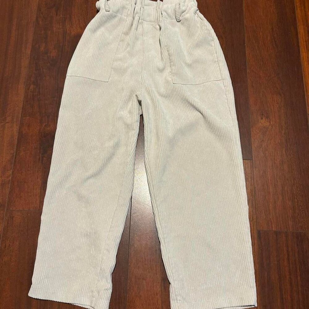 Unbranded Women's Cream and Tan Trousers
